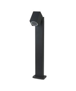 Portafaretto LED Fissaggio a Terra GU10 (Max 35W) Orientabile Colore Nero IP44