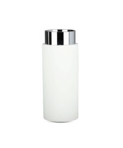 Portafaretto LED GU10 e GU5.3 (MR16) Corpo in Gesso Base Metallica Cromata