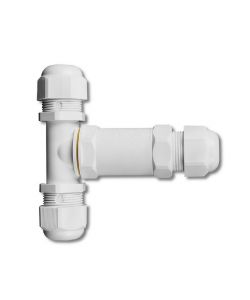 Scatola di Derivazione con 3 Terminali 8-12 mm Colore Bianco IP68