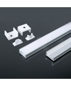 V-TAC Profilo in Alluminio per Strip LED - Silver - 2000mm