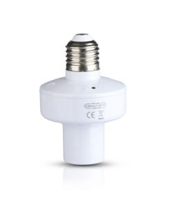 Portalampada le E27 (Max 20W) Wifi Compatibile con Google Home e Amazon Alexa Tramite App V-Tac Smart Colore Bianco