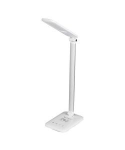 Lampada LED da Tavolo 16W Multifunzione 3 in 1 con Caricatore Wireless Colore Bianco