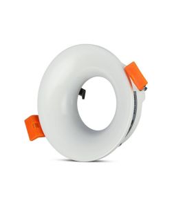 Portafaretto LED da Incasso GU10 Rotondo Colore Bianco