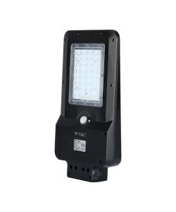 Armatura Stradale LED SMD 15W con Pannello Solare Colore Nero 4000K IP65