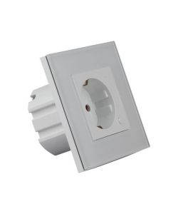 Presa Wifi EU da Muro Compatibile ad Amazon Alexa Google Home e Nest Colore Bianco