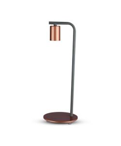 Lampada LED da Tavolo con Attacco E27 e Finiture in Bronzo
