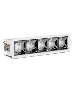 Faretto LED Chip Samsung da Incasso 20W (5x4W) UGR<19 12 2700K CRI>90