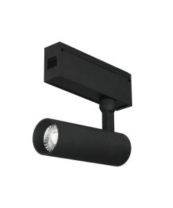 Faretto LED COB da Binario Magnetico 15W 24V UGR<19 Colore Nero 4000K IP20 CRI>90