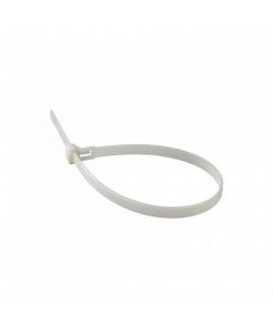 Fascetta per Cavi 2.5x200mm Colore Bianco (Confezione 100 pezzi)