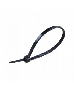 Fascetta per Cavi 2.5x200mm Colore Nero (Confezione 100 pezzi)
