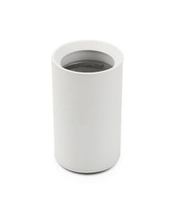 Portafaretto LED Montaggio a Plafone Rotondo GU10 Corpo Bianco ( H : 100mm )