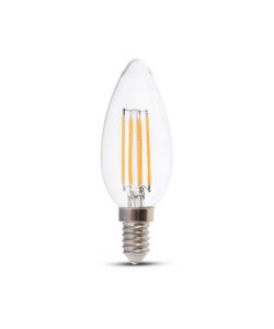 Lampadina LED E14 6W 130LM/W Filamento 4000K