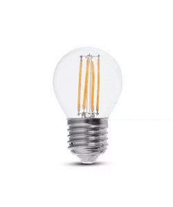 Lampadina LED E27 6W 130LM/W G45  Filamento 2700K