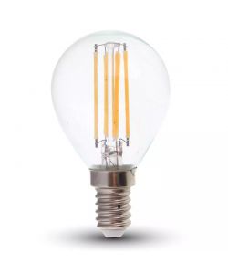 Lampadina LED Bulb E14 6W 130LM/W Filamento P45 6400K