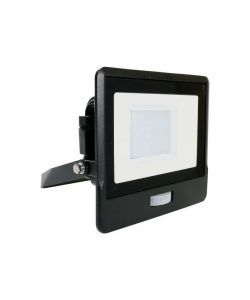 Faro LED Chip Samsung 30W con Sensore PIR Colore Nero 3000K IP65