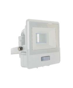 Faro LED Chip Samsung 10W con Sensore PIR Colore Bianco 6400K IP65