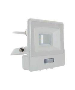 Faro LED Chip Samsung 10W con Sensore PIR Cavo 1m Colore Bianco 4000K IP65