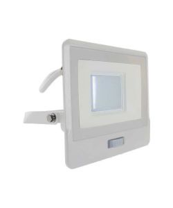 Faro LED Chip Samsung 30W con Sensore PIR Cavo 1m Colore Bianco 4000K IP65