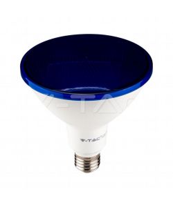 Lampadina LED E27 17W PAR38 Colore Blu IP65
