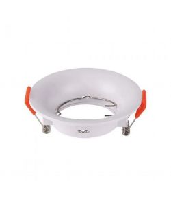 Portafaretto LED da Incasso Rotondo GU10 Colore Bianco