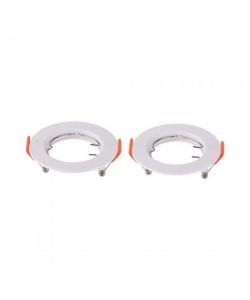 Portafaretto LED da Incasso Rotondo GU10 x2 Colore Bianco Orientabile