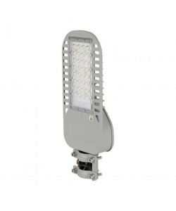 Armatura Stradale LED Chip Samsung Slim 50W 135LM/W Colore Grigio 4000K IP65