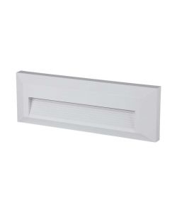 Faretto LED Segnapasso Rettangolare Montaggio a Plafone 3W Colore Bianco 4000K IP65