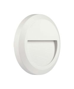 Faretto LED Segnapasso Rotondo Montaggio a Plafone 2W Colore Bianco 4000K IP65