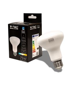 Lampadina LED Chip Samsung E27 11W R80 3000K