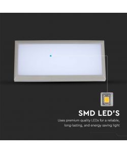 V-TAC Lampada LED da Muro Angolare 12W Colore Grigio 3000K IP65