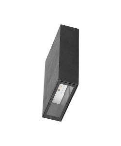 V-TAC Lampada LED da Muro Rettangolare 4W Colore Nero 6500K IP65
