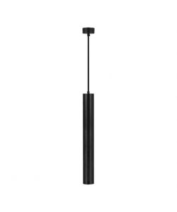 Portafaretto LED a Sospensione GU10 Corpo in Alluminio Nero Riflettore Colore Oro D:60*500MM