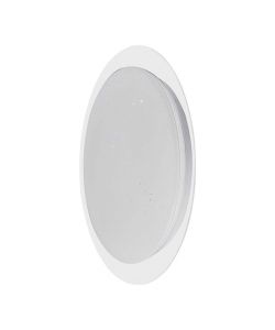 Plafoniera LED Rotonda 40W con Telecomando Cambia Colore 3 in 1 Effetto Stellato d: 400mm h: 70mm Dimmerabile