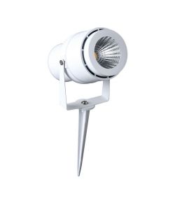 Faretto LED da Giardino 12W con Picchetto Colore Bianco 3000K IP65