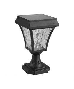 Lampione LED Solari da giardino Colore Nero Opaco 3in1 IP44