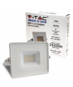 Faro LED SMD 20W E-Series Colore Bianco 4000K IP65