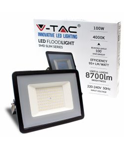 Faro LED SMD 100W E-Series G2 Colore Nero 4000K IP65