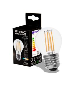 Lampadina LED E27 4W G45 Filamento 6500K