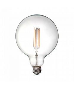 V-TAC Lampadina LED E27 12W 120LM/W G125 Filamento Trasparente 4000K