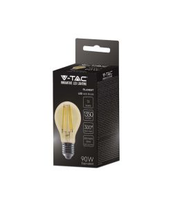 Lampadina LED E27 12W A70 Filamento Ambrato 2200K