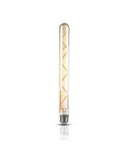 V-TAC Lampadina LED E27 7W 100LM/W T30 Filamento Ambrato 2200K