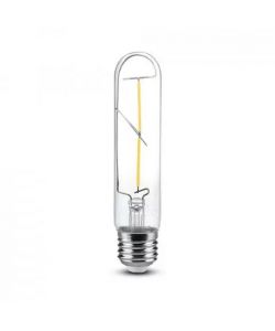 2W T30 Led Filament Bulb Clear Glass 3000K E27