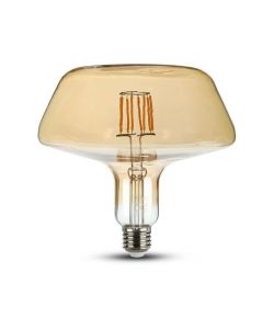 Lampadina LED E27 8W T180 Filamento Ambrata 2200K