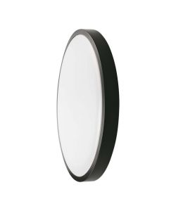 V-TAC Plafoniera LED Rotonda 30W Colore Nero d: 420mm h: 55mm 6500K IP44