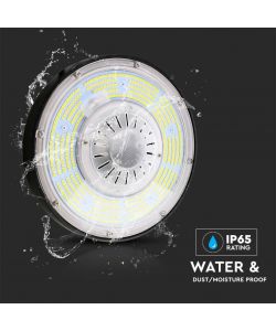 V-TAC Campana Industriale LED 200W 185LM/W UFO con Driver MeanWell 360 4000K IP65 Dimmerabile ( 1-10V )