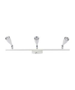 Faretto LED da Muro Triplo 13,5W con Testa Orientabile Colore Bianco 4000K IP20