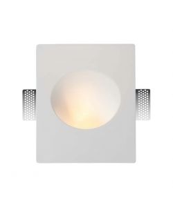 Portafaretto LED da Incasso GU10 Quadrato Colore Bianco