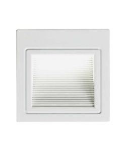 Faretto LED Segnapasso Quadrato Montaggio a Incasso 3W Colore Bianco 4000K IP20