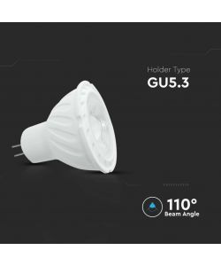 V-TAC Faretto LED Chip Samsung GU5.3 (MR16) 6W 12V 110 3000K