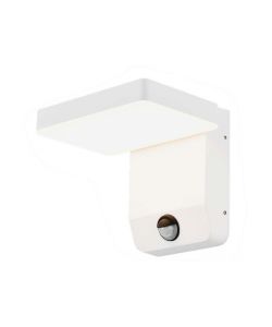 Lampada LED da Muro Quadrata 17W 150LM/W con Sensore Colore Bianco 3000K IP65